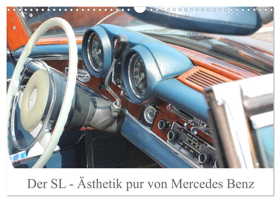 Der SL - Ästhetik pur von Mercedes Benz (CALVENDO Wandkalender 2024)