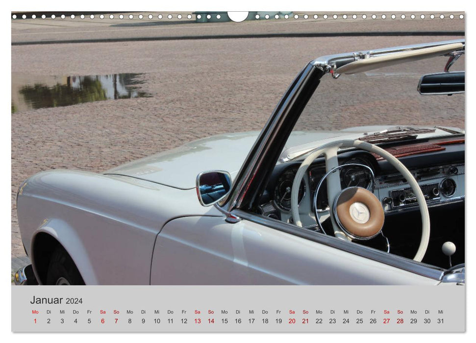 The SL - pure aesthetics from Mercedes Benz (CALVENDO wall calendar 2024) 