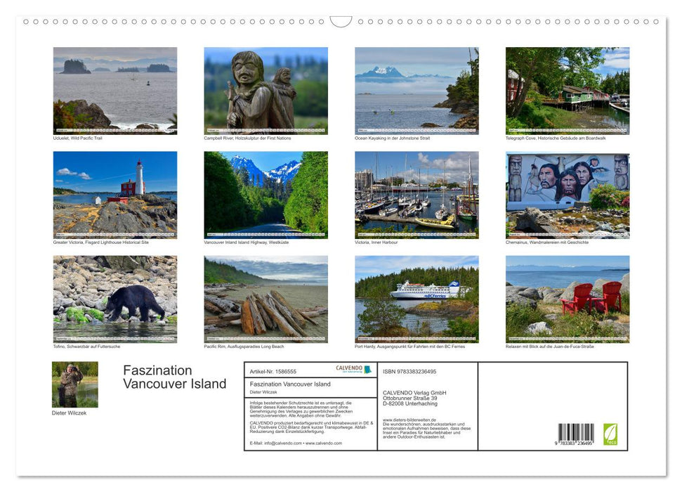 Faszination Vancouver Island (CALVENDO Wandkalender 2024)