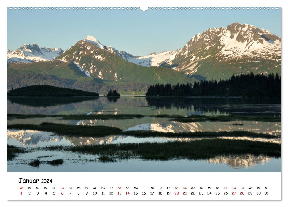 Unendlichkeit in Alaska und Yukon (CALVENDO Wandkalender 2024)