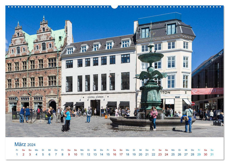 Schönes Kopenhagen (CALVENDO Wandkalender 2024)