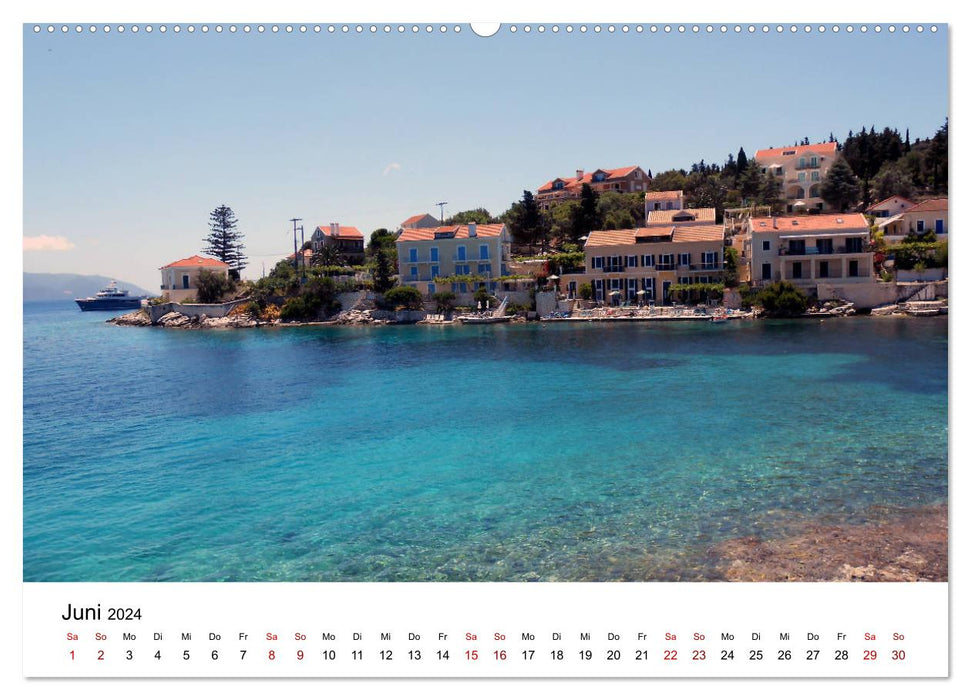 Griechenland - Insel Kefalonia (CALVENDO Premium Wandkalender 2024)