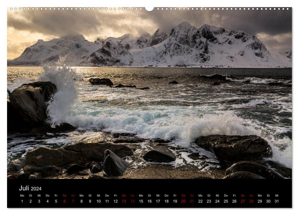 Die schönsten Strände der Lofoten - Norwegen (CALVENDO Premium Wandkalender 2024)