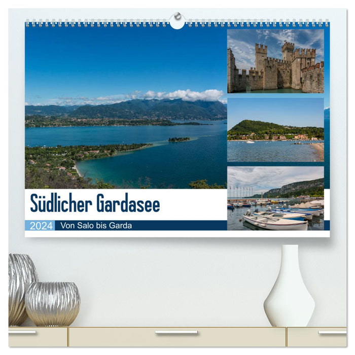 Südlicher Gardasee - Von Salo bis Garda (CALVENDO Premium Wandkalender 2024)