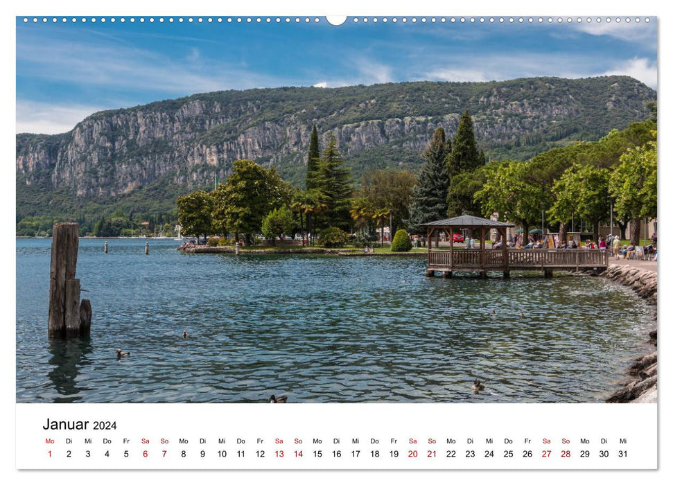 Südlicher Gardasee - Von Salo bis Garda (CALVENDO Premium Wandkalender 2024)