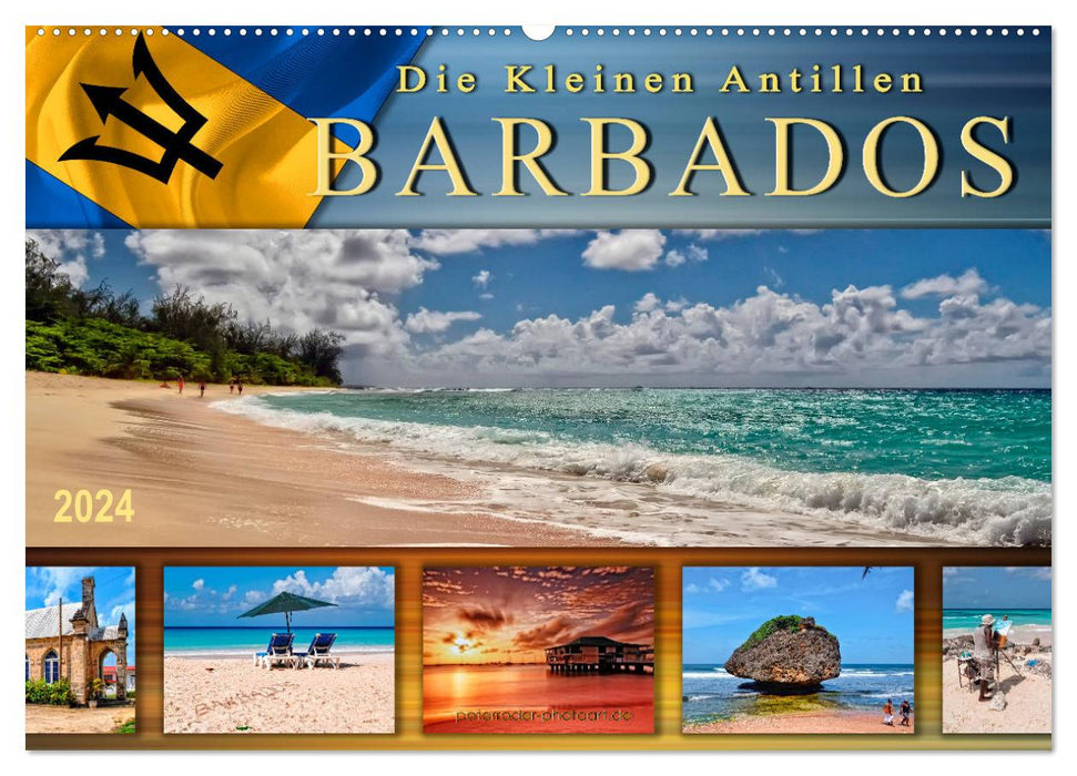 Les Petites Antilles - Barbade (Calendrier mural CALVENDO 2024) 