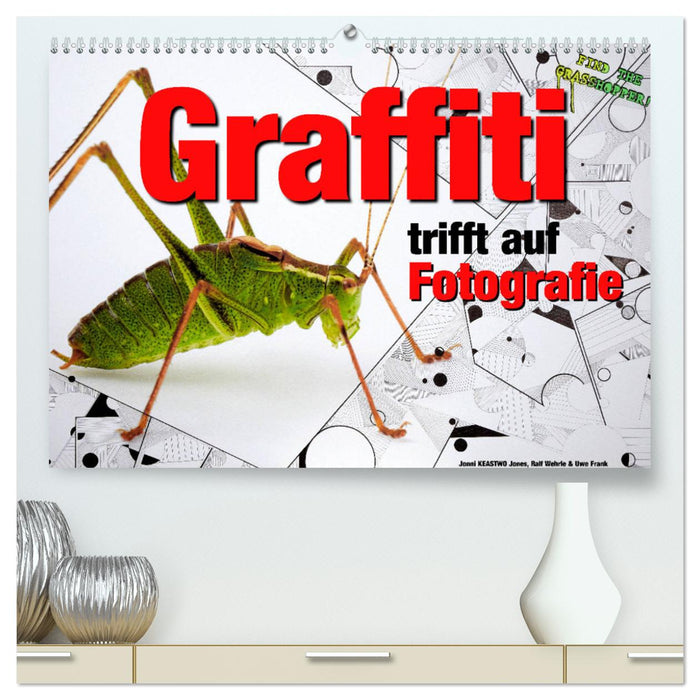 Le graffiti rencontre la photographie (Calendrier mural CALVENDO Premium 2024) 