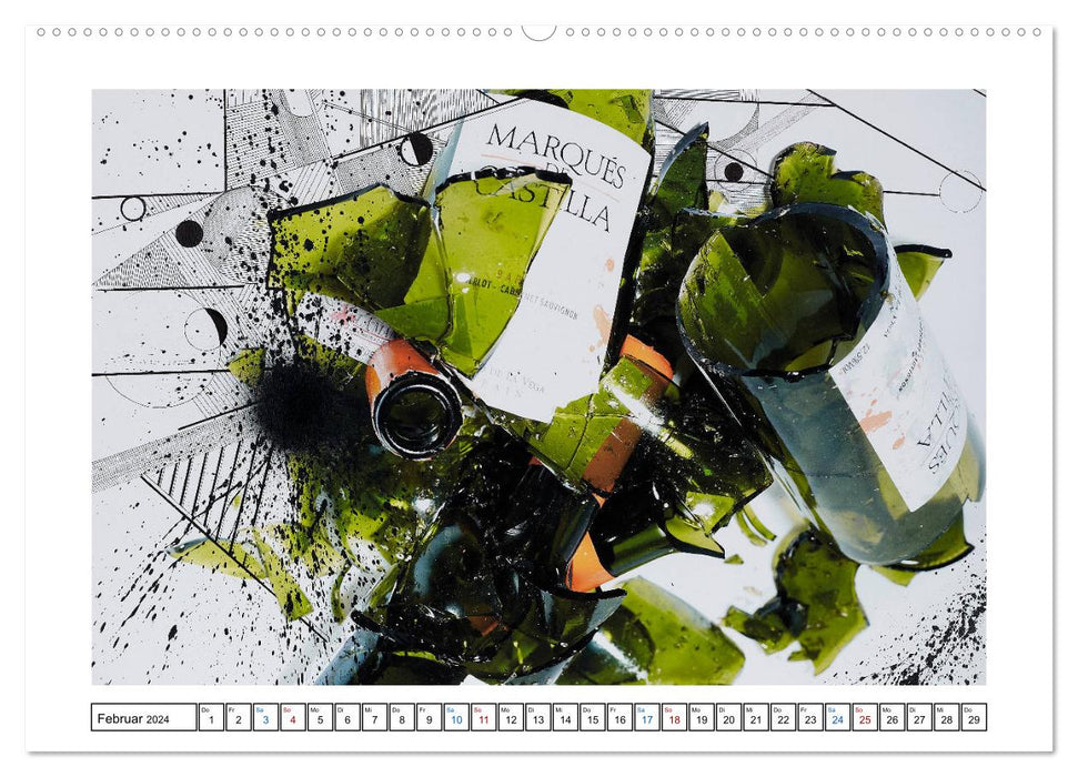 Graffiti trifft auf Fotografie (CALVENDO Premium Wandkalender 2024)