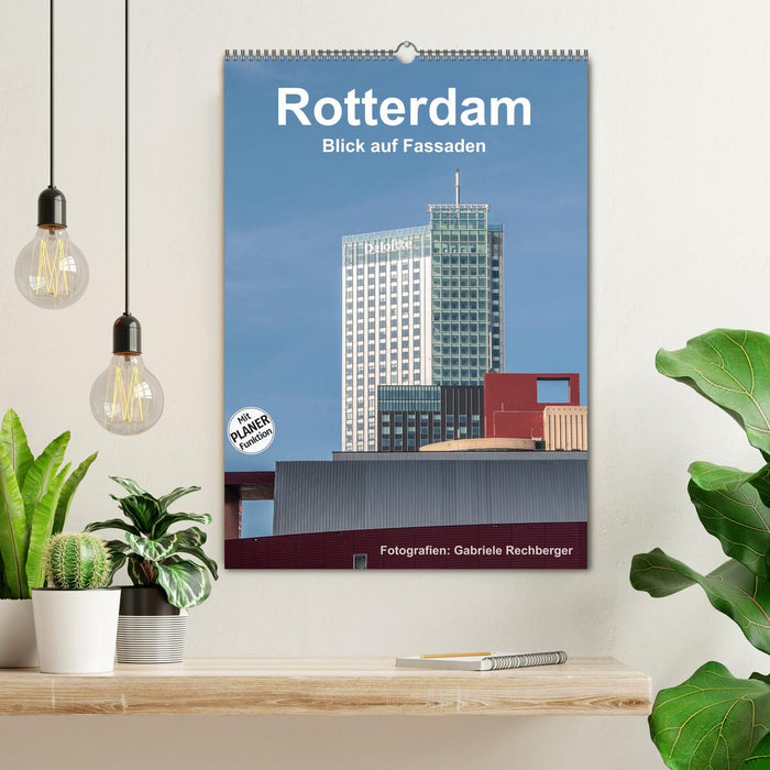 Rotterdam : Vue des façades (calendrier mural CALVENDO 2024) 