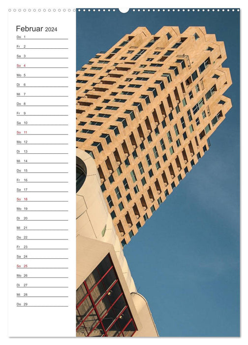 Rotterdam: Blick auf Fassaden (CALVENDO Wandkalender 2024)