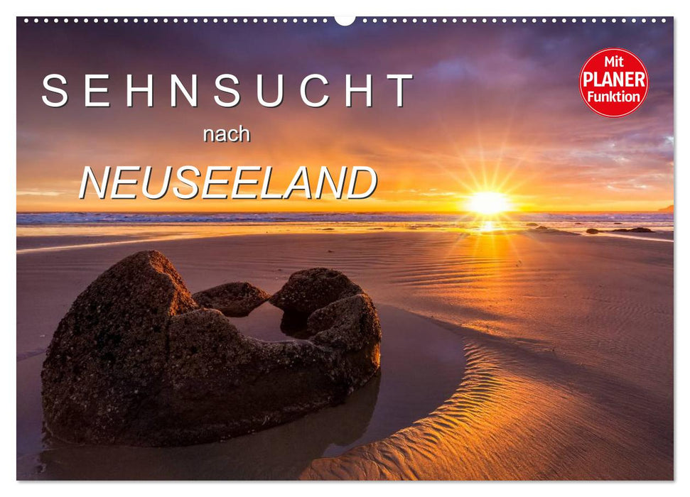 Sehnsucht nach Neuseeland (CALVENDO Wandkalender 2024)