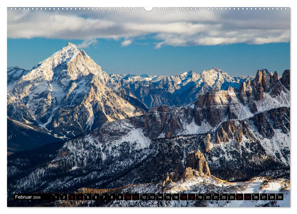 Lagazuoi Dolomiten (CALVENDO Wandkalender 2024)