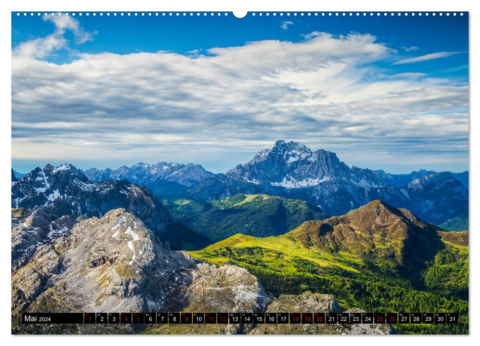 Lagazuoi Dolomites (Calendrier mural CALVENDO 2024) 