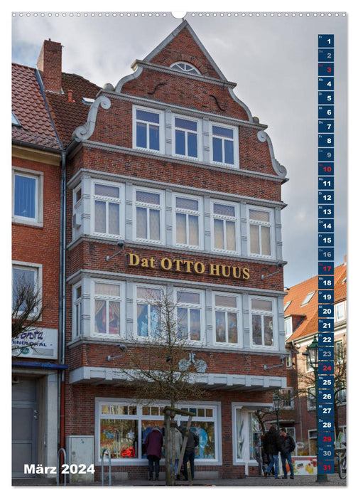 Emden - Sehenswertes der Seehafenstadt (CALVENDO Premium Wandkalender 2024)
