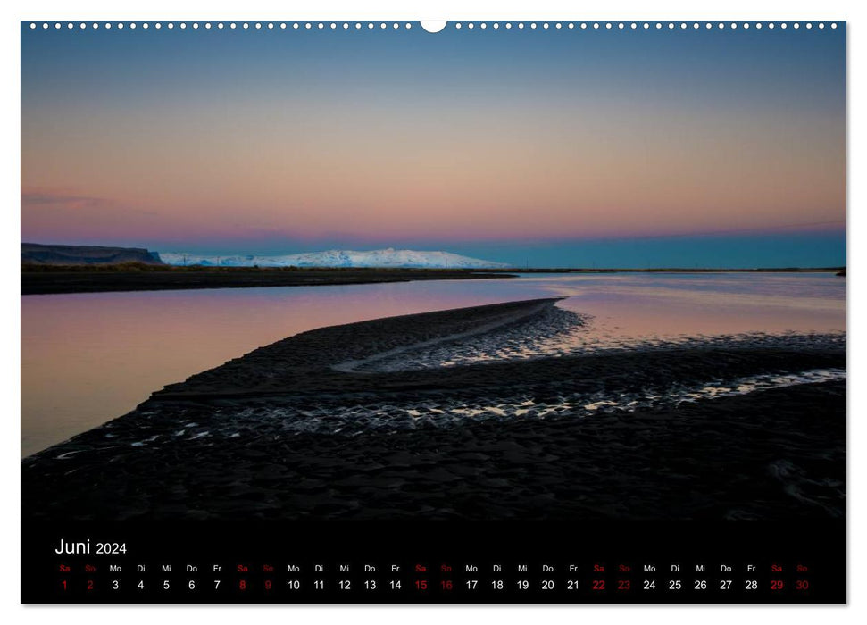 Island - Unberührte Landschaften (CALVENDO Premium Wandkalender 2024)