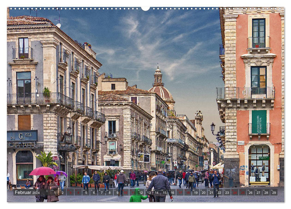 Widersprüchliches Sizilien (CALVENDO Wandkalender 2024)