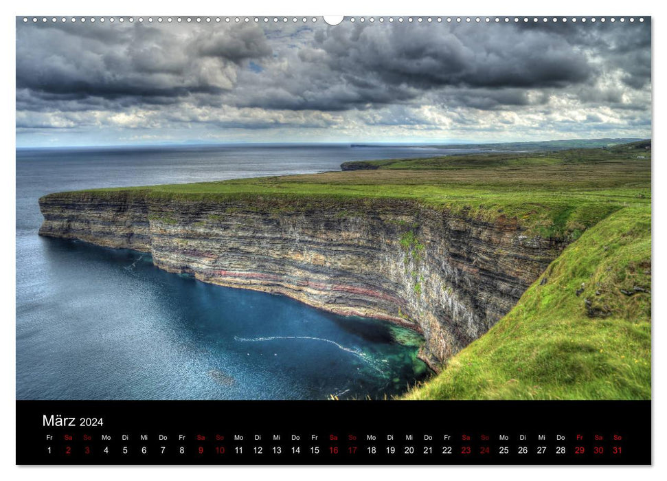 Irland - Rauhe Küste und Wilde Natur (CALVENDO Premium Wandkalender 2024)