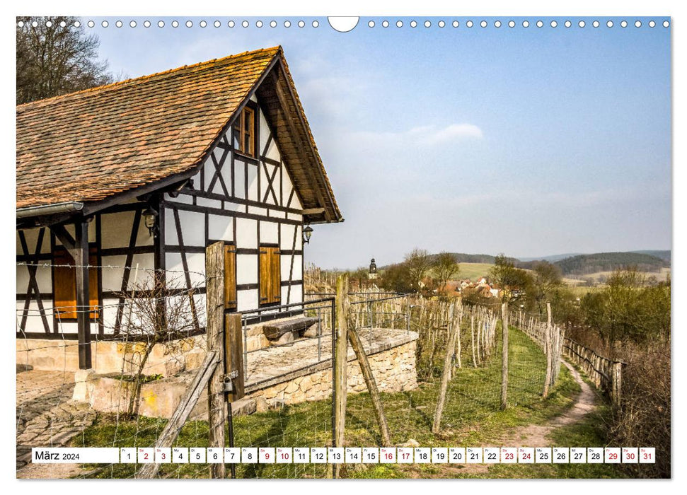 Weinberge um Jena (CALVENDO Wandkalender 2024)