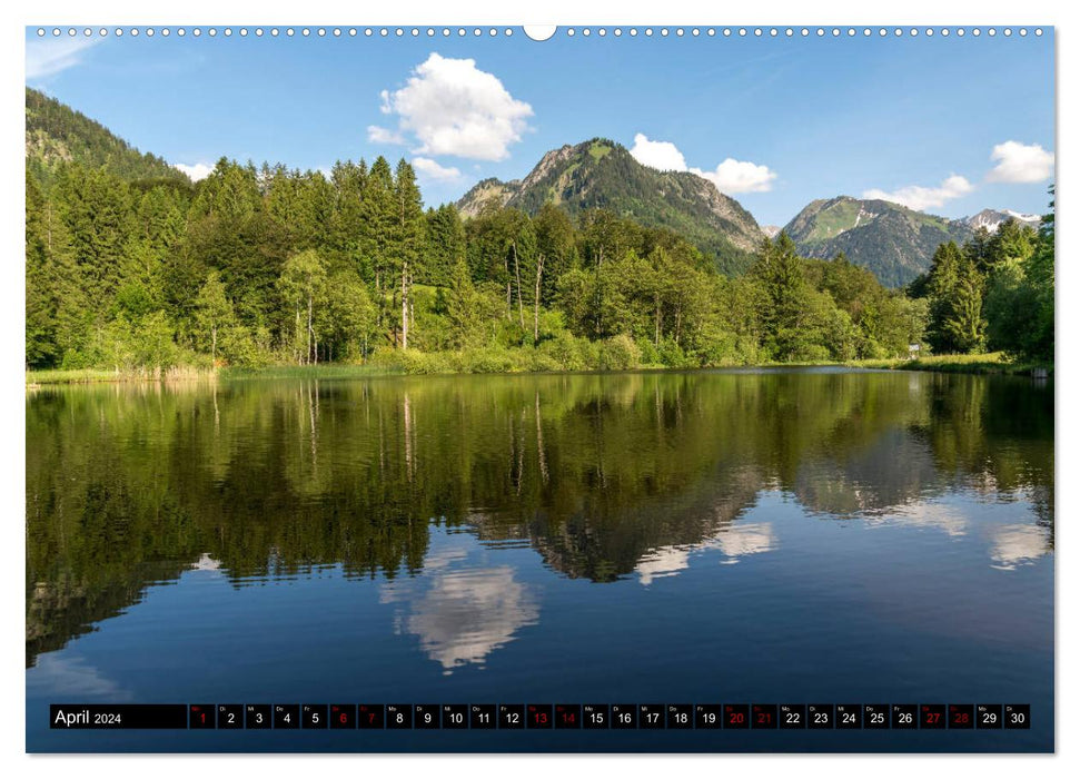 l'Allgäu (calendrier mural CALVENDO 2024) 