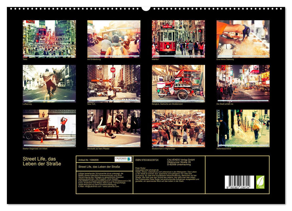Street Life, das Leben der Straße (CALVENDO Premium Wandkalender 2024)