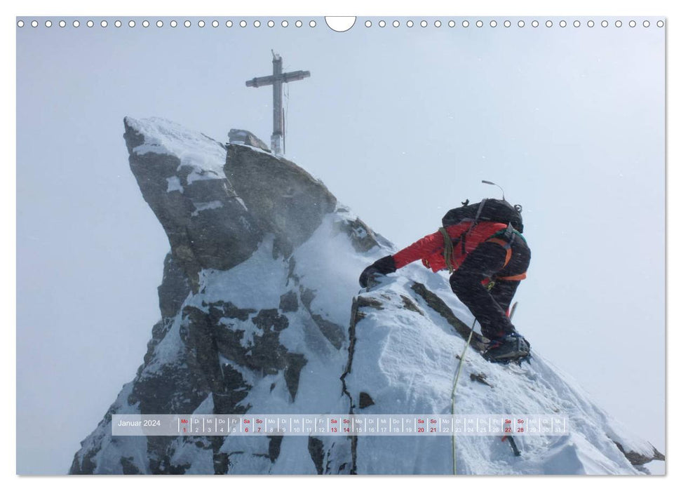 Höhepunkte unserer Alpen - Bergweh ® (CALVENDO Wandkalender 2024)