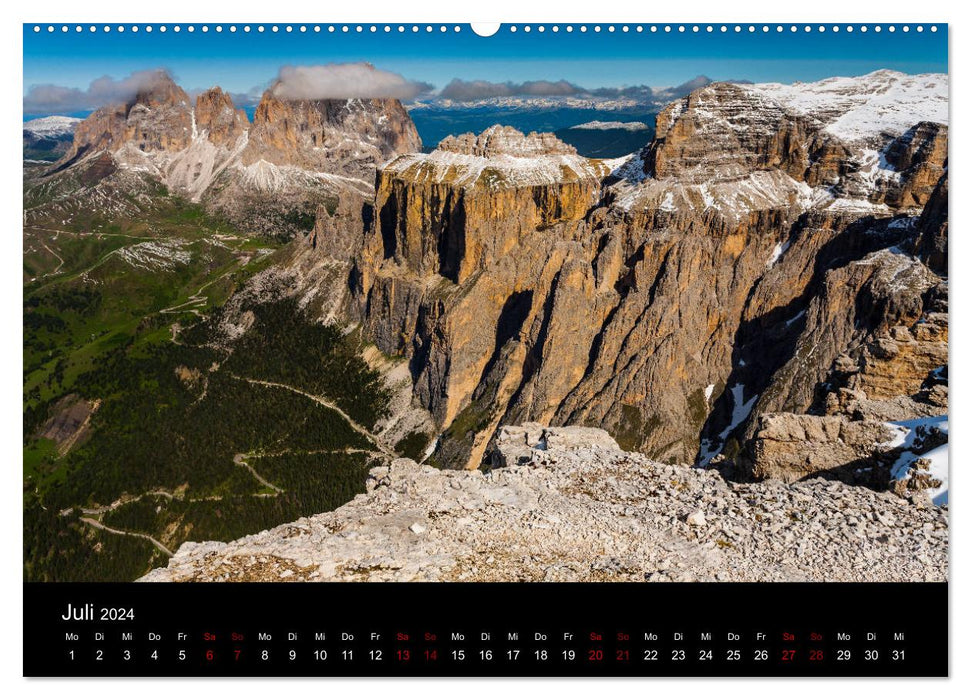 Dolomiten - Land der Träume (CALVENDO Premium Wandkalender 2024)