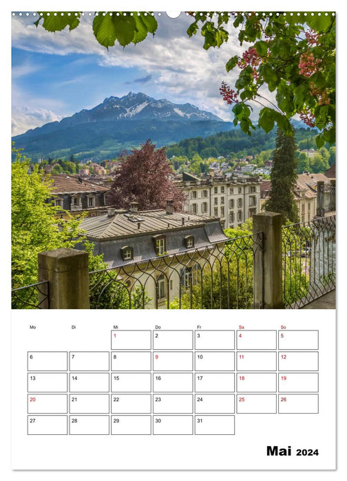 Bienvenue à Lucerne (Calendrier mural CALVENDO Premium 2024) 