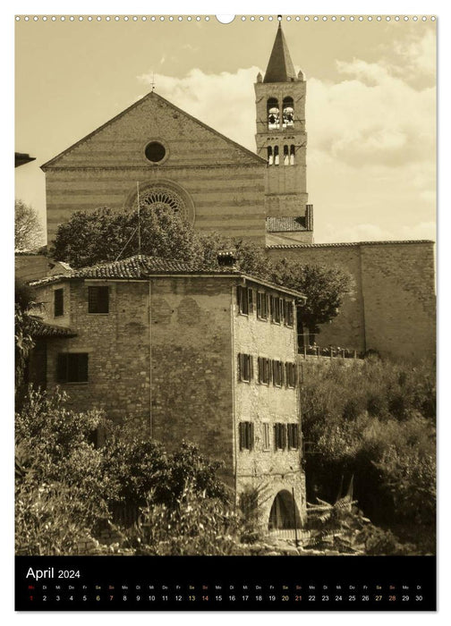 Assisi. Ein Ort der Besinnung. (CALVENDO Premium Wandkalender 2024)