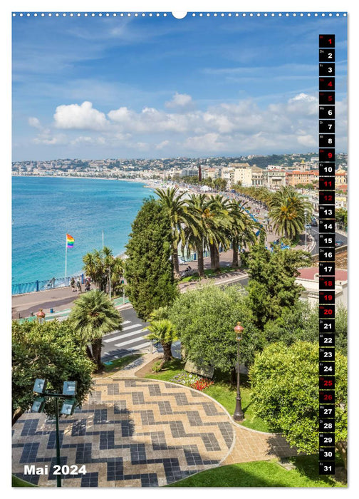 Idyllisches Nizza (CALVENDO Premium Wandkalender 2024)