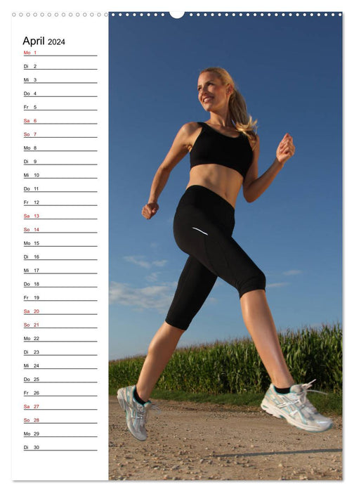 Der Laufplaner (CALVENDO Premium Wandkalender 2024)