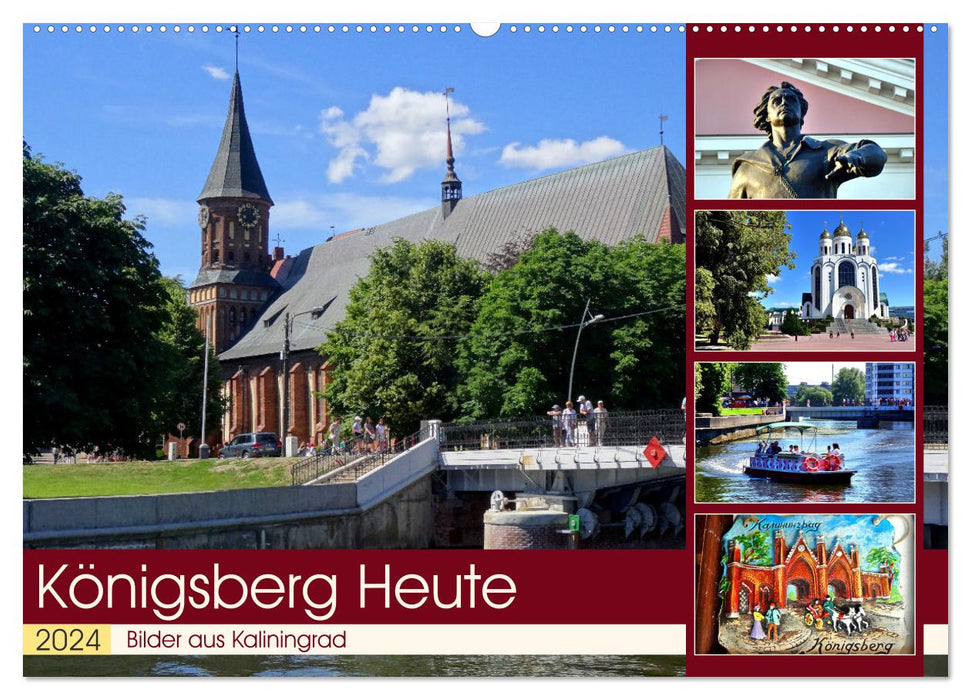 KÖNIGSBERG AUJOURD'HUI - Photos de Kaliningrad (Calendrier mural CALVENDO 2024) 