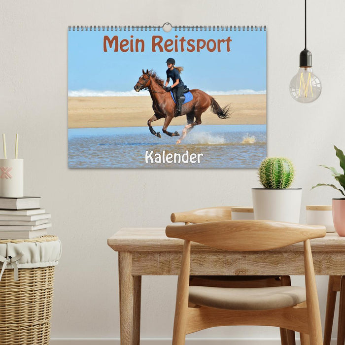 Mein Reitsport Kalender (CALVENDO Wandkalender 2024)