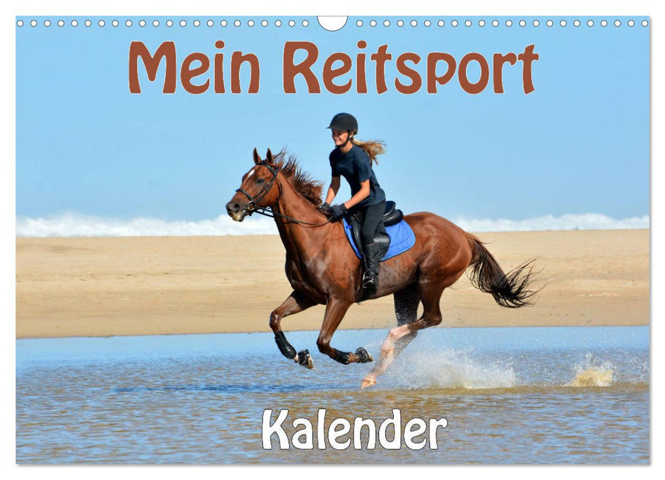 Mein Reitsport Kalender (CALVENDO Wandkalender 2024)