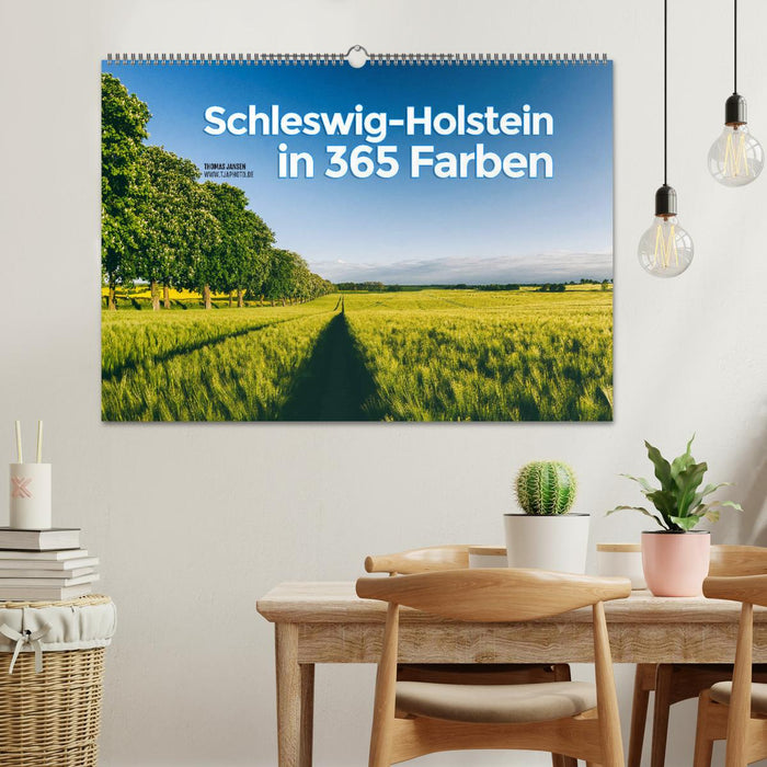 Schleswig-Holstein in 365 Farben (CALVENDO Wandkalender 2024)