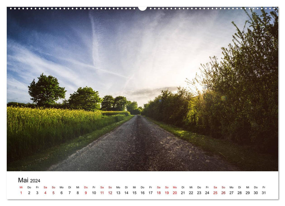 Schleswig-Holstein in 365 Farben (CALVENDO Wandkalender 2024)