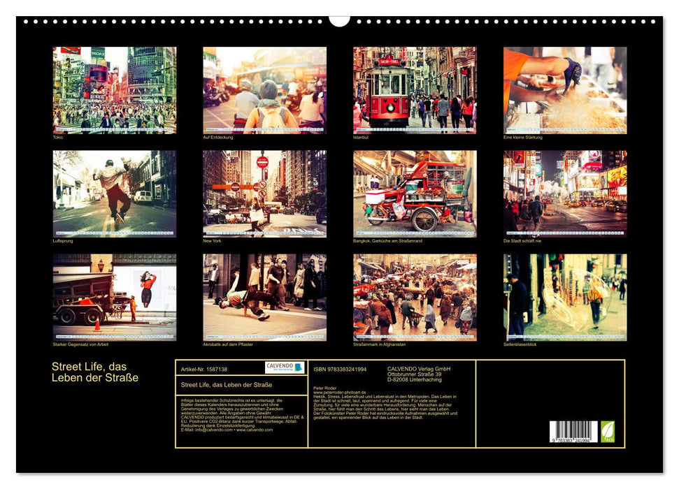 Street Life, the life of the street (CALVENDO wall calendar 2024) 