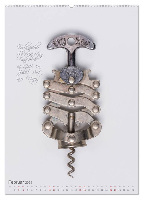 Emotional moments: corkscrew - ingenious everyday tool. (CALVENDO wall calendar 2024) 