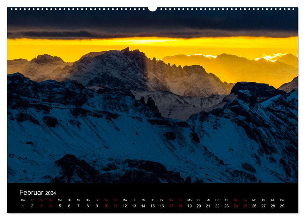 Dolomiten - Land der Träume (CALVENDO Wandkalender 2024)