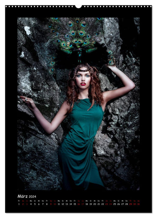Märchenhafte Beautyfotografie - Verzauberte Welten (CALVENDO Premium Wandkalender 2024)