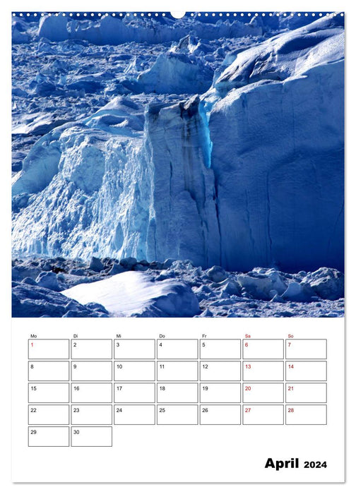 Die Eisberge von Ilulissat (CALVENDO Wandkalender 2024)