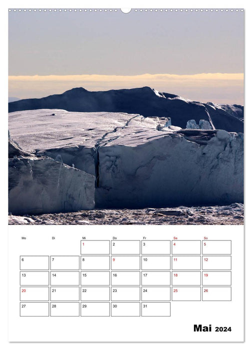 Die Eisberge von Ilulissat (CALVENDO Wandkalender 2024)