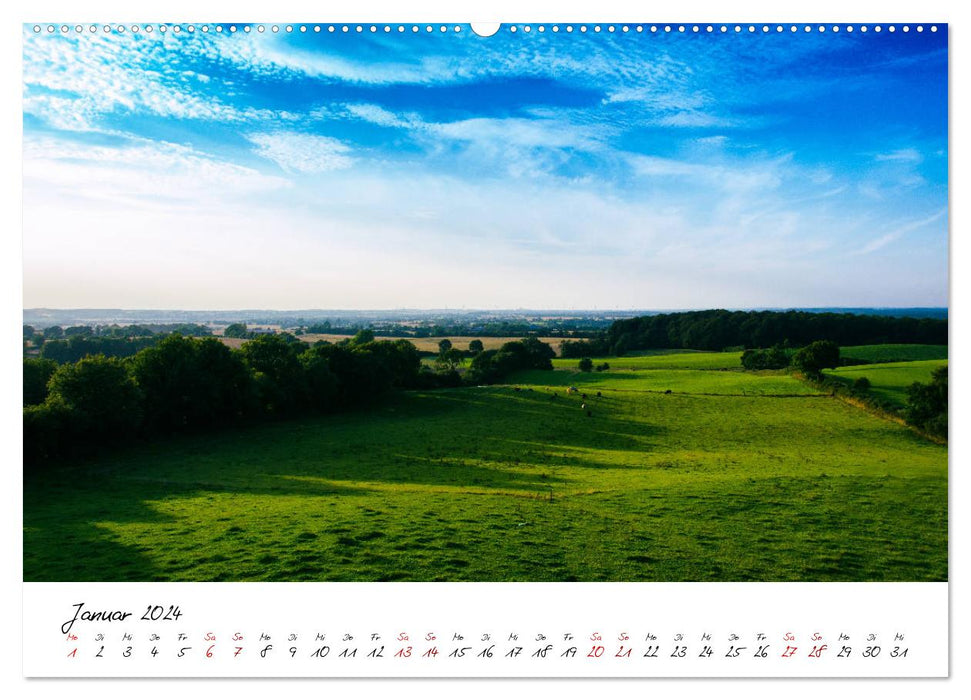 Meer-Landschaft - 12 Monate Schleswig Holstein (CALVENDO Wandkalender 2024)