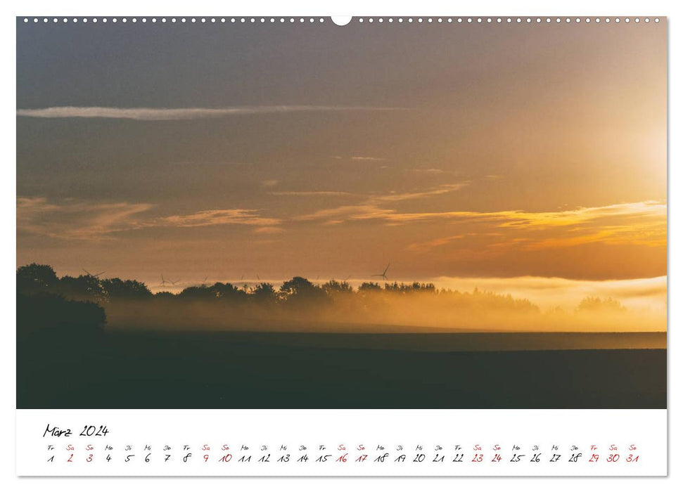 Meer-Landschaft - 12 Monate Schleswig Holstein (CALVENDO Wandkalender 2024)