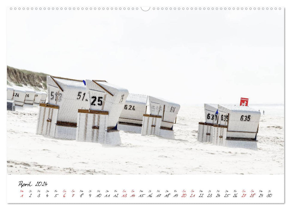 Sea landscape - 12 months Schleswig Holstein (CALVENDO wall calendar 2024) 