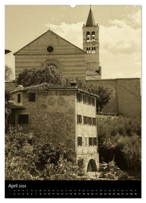 Assisi. Ein Ort der Besinnung. (CALVENDO Wandkalender 2024)