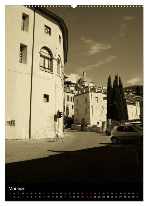 Assisi. A place of reflection. (CALVENDO wall calendar 2024) 