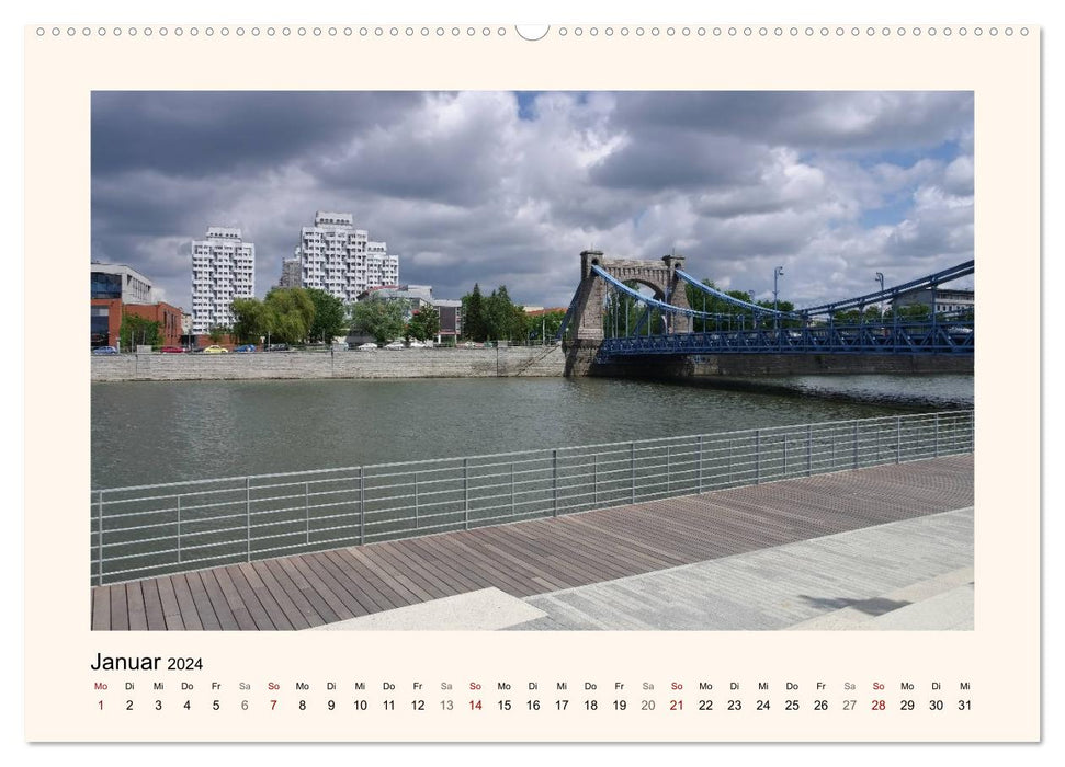 Breslau - Schlesiens Herz an der Oder (CALVENDO Wandkalender 2024)