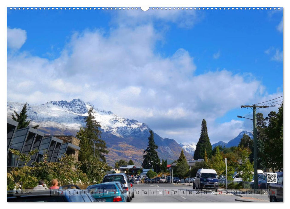 New Zealand On the road on the dream roads of the South Island (CALVENDO wall calendar 2024) 