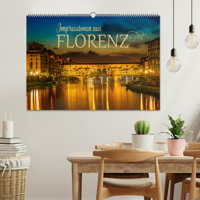 Impressionen aus FLORENZ (CALVENDO Wandkalender 2024)