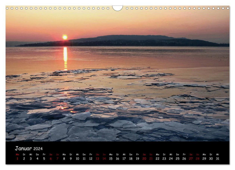 Traumhaft schöner Bodensee (CALVENDO Wandkalender 2024)